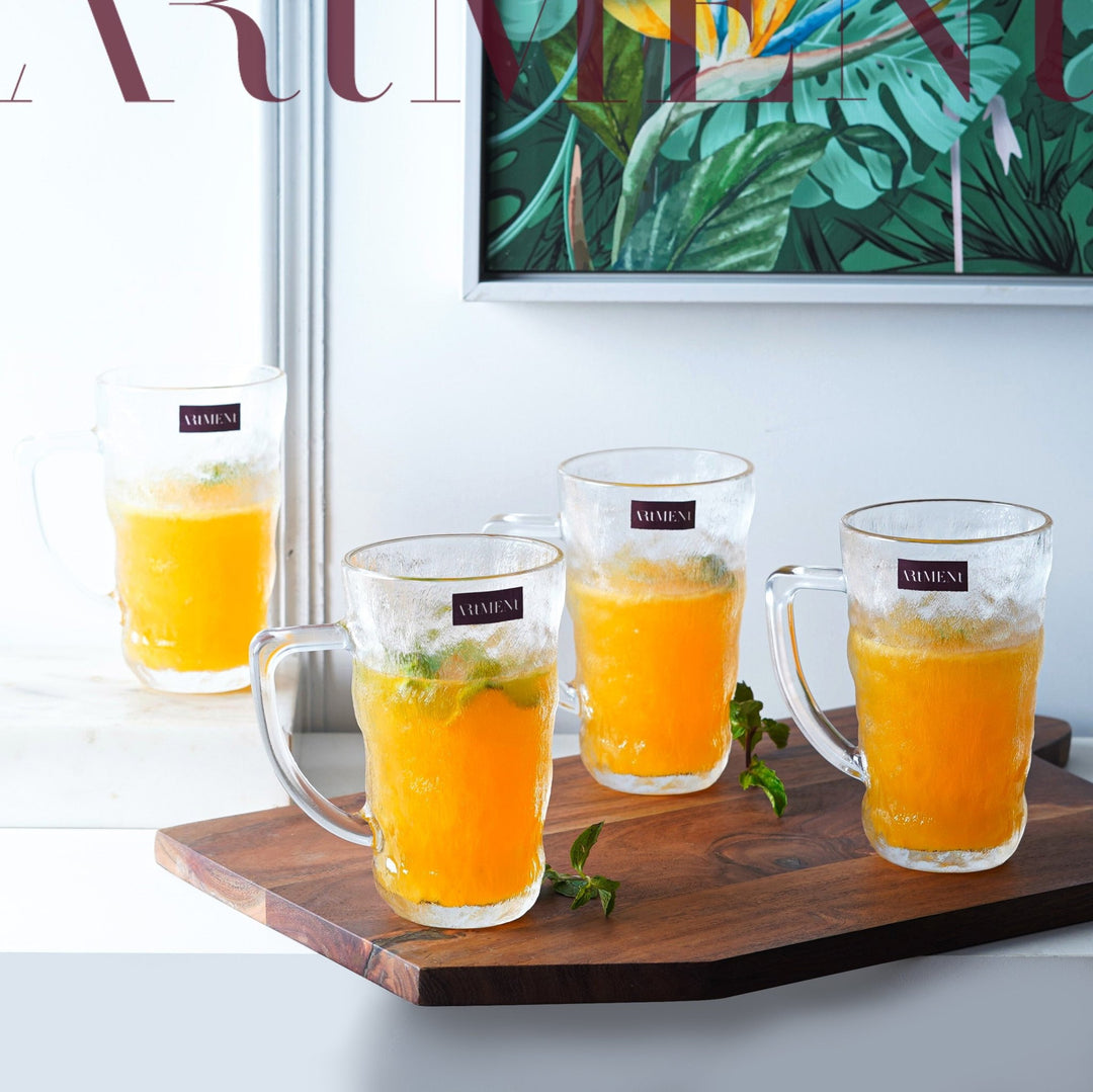 Impressionism Frosted Beer Mug Set - The Artment