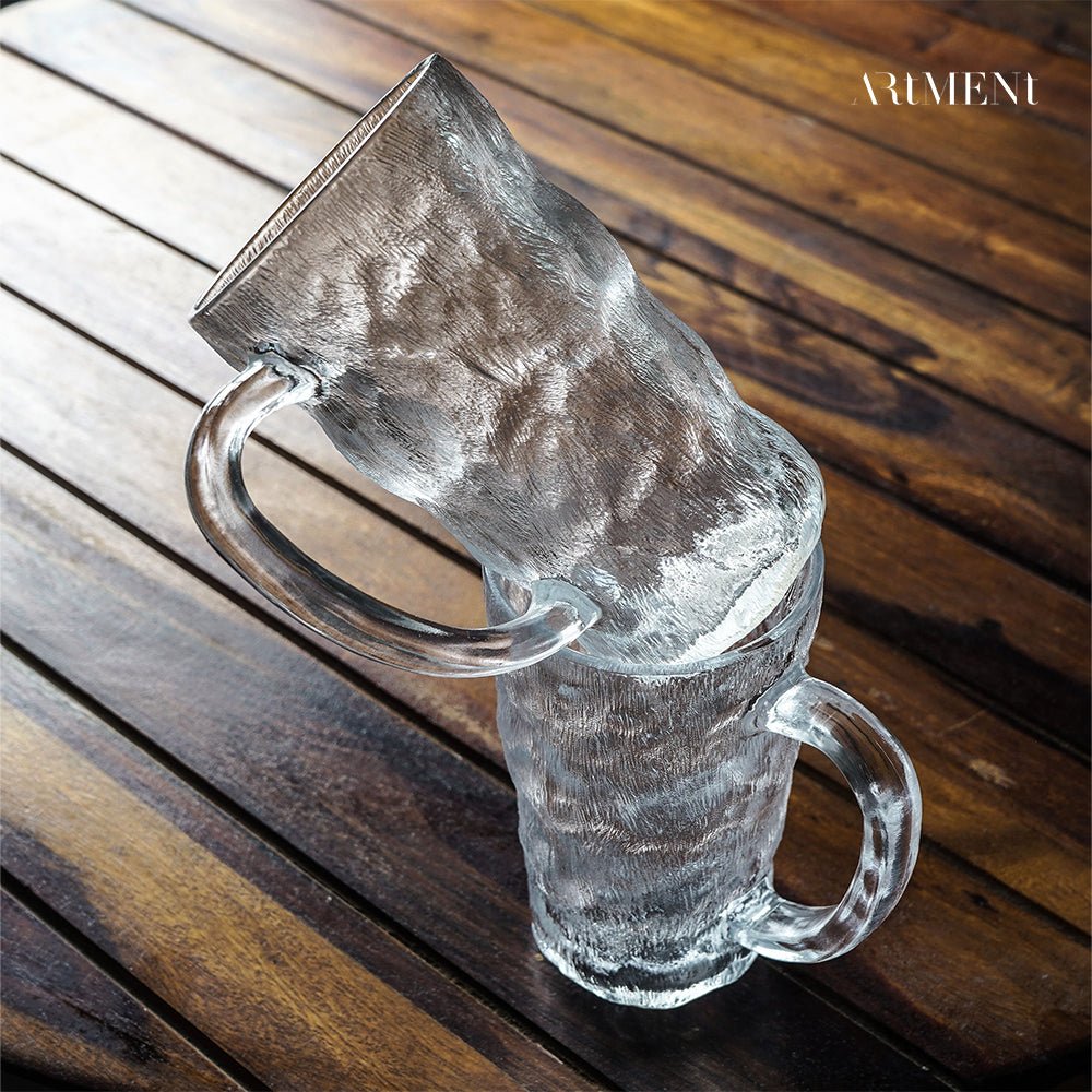 Impressionism Frosted Beer Mug Set - The Artment