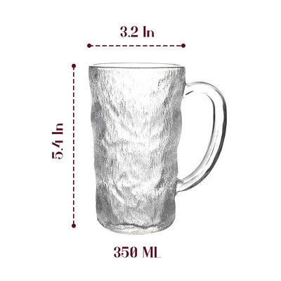 Impressionism Frosted Beer Mug Set - The Artment