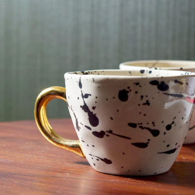 Impressionism Inked Tea Cups - The Artment