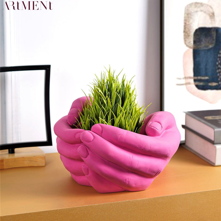 Impressionist Hand of Hope Table Planter - The Artment