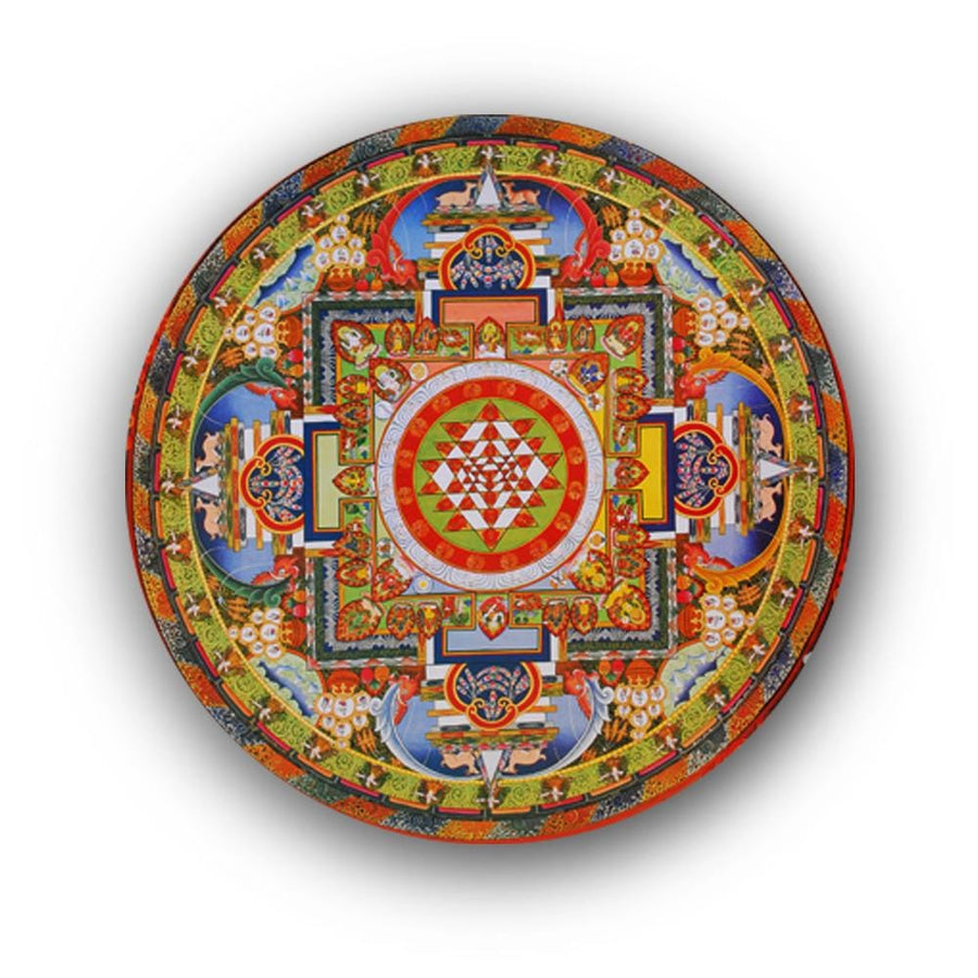 Kalachakra Mandala Canvas (Matte Finish) - The Artment