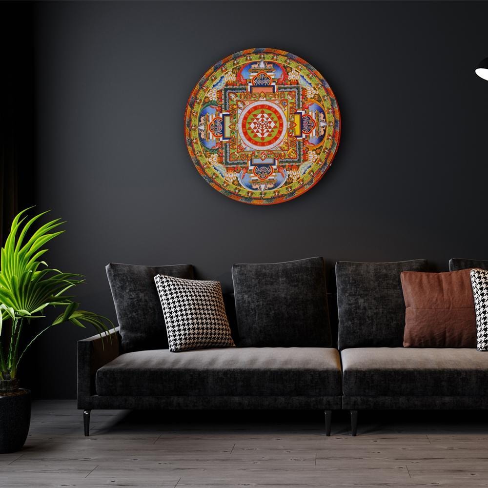 Kalachakra Mandala Canvas (Matte Finish) - The Artment