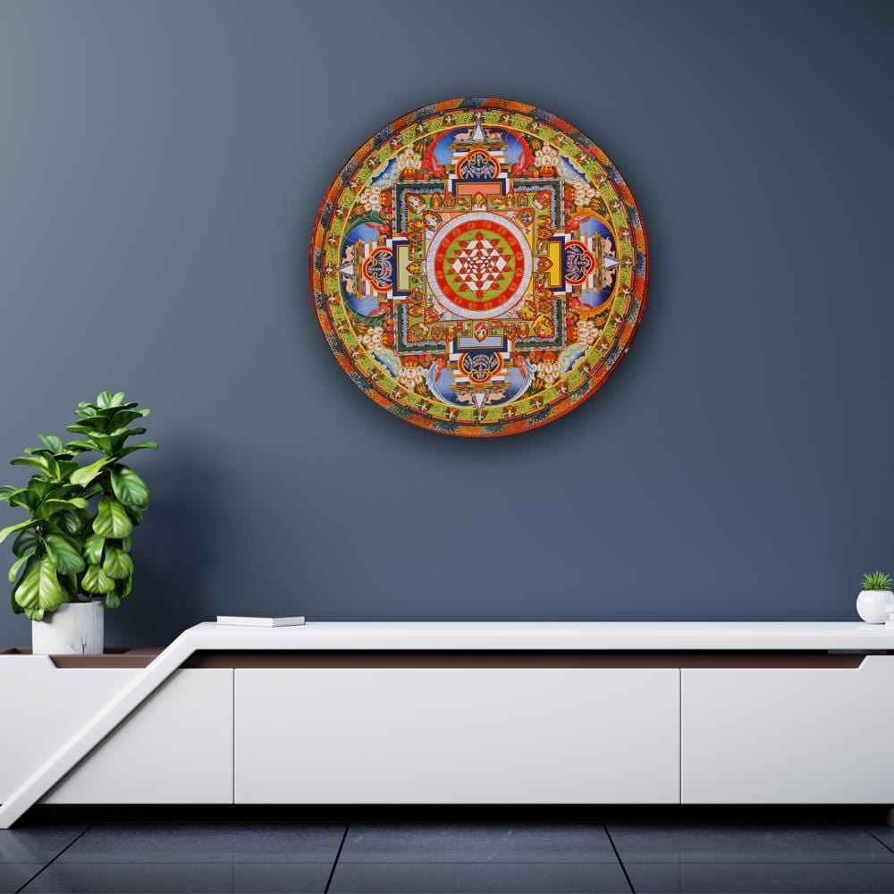 Kalachakra Mandala Canvas (Matte Finish) - The Artment