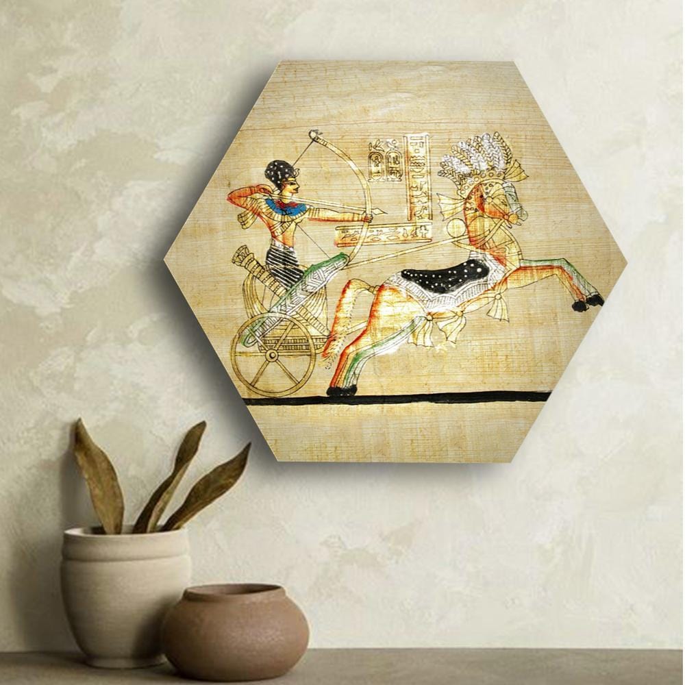 Life of Pharaohs Hexagonal Canvas (Matte Finish) - The Artment