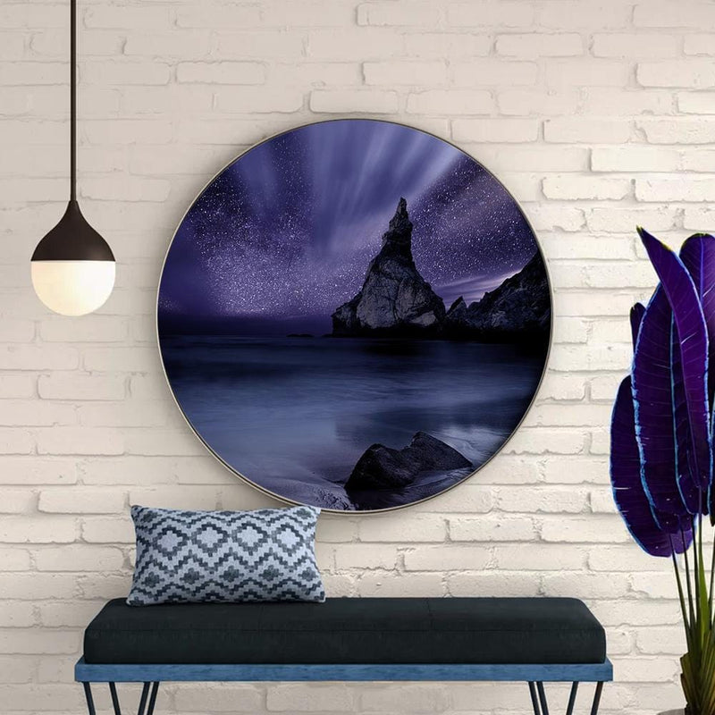 Lilac Night Canvas (Matte Finish) - The Artment