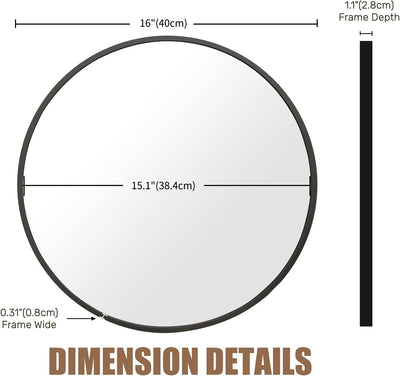 Lucid - High Definition Round Mirror - The Artment