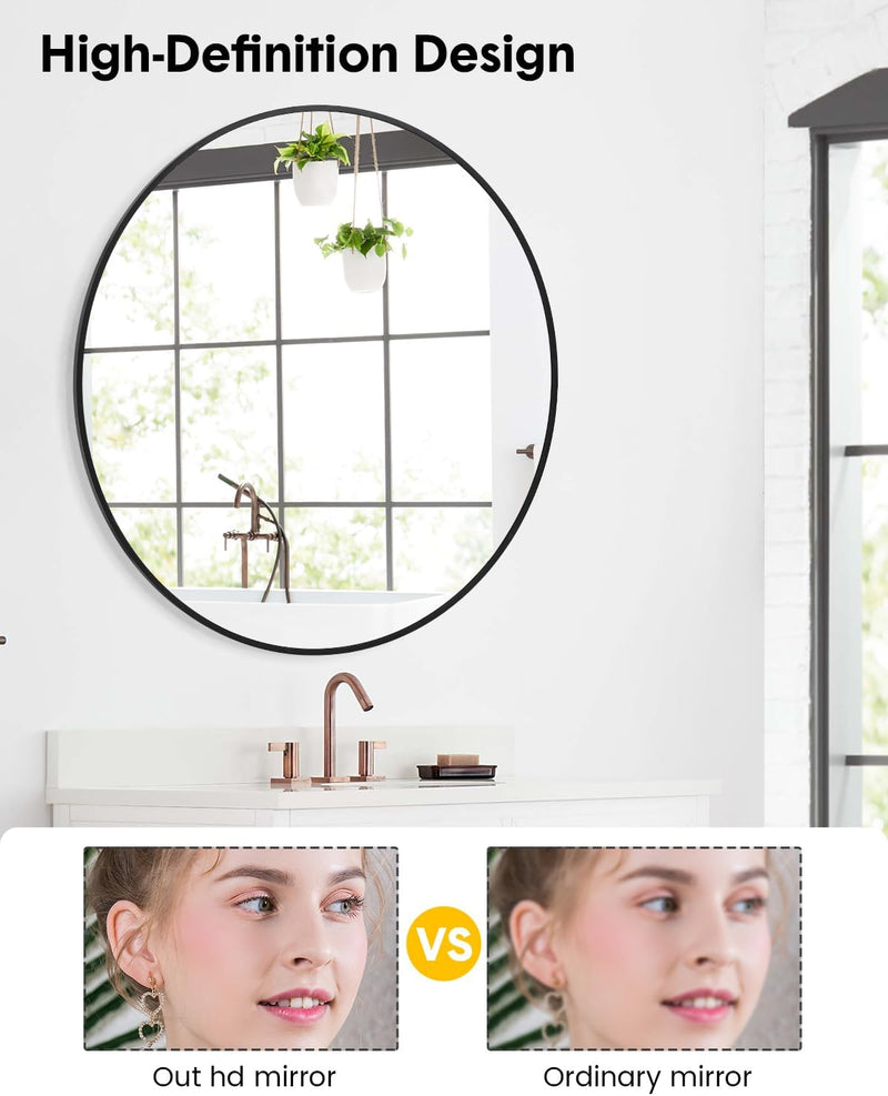 Lucid - High Definition Round Mirror - The Artment