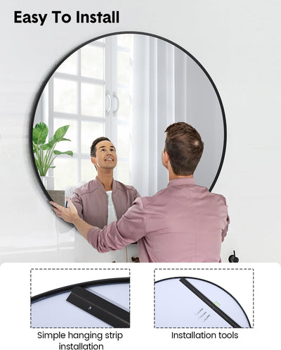 Lucid - High Definition Round Mirror - The Artment