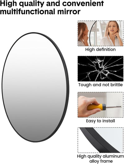 Lucid - High Definition Round Mirror - The Artment