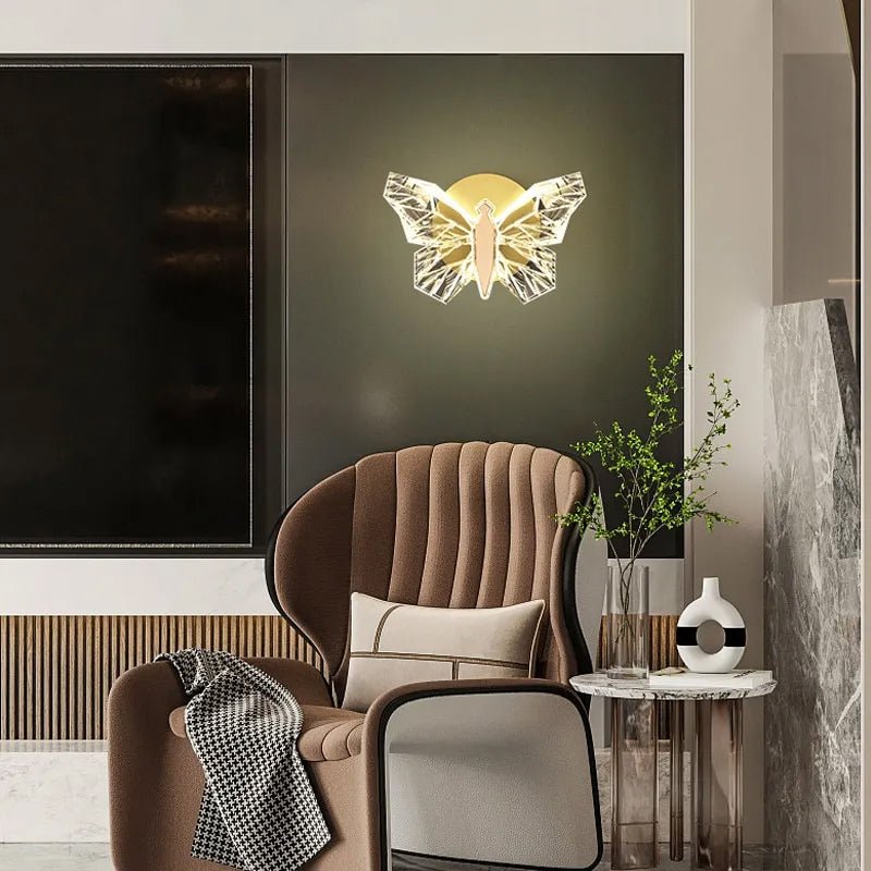 Luminaflair: The Majestic Butterfly Wall Lamp - The Artment