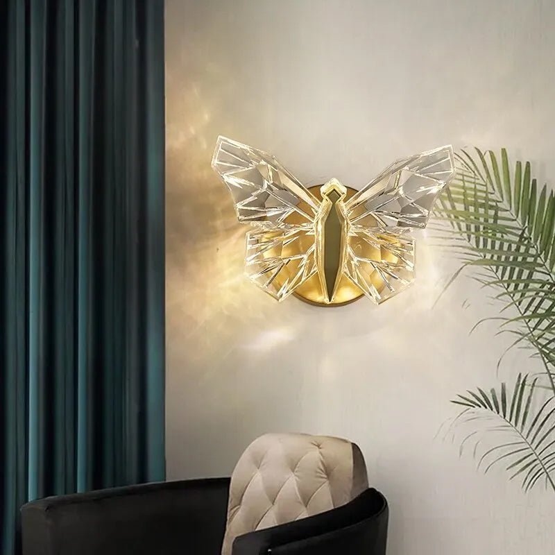 Luminaflair: The Majestic Butterfly Wall Lamp - The Artment