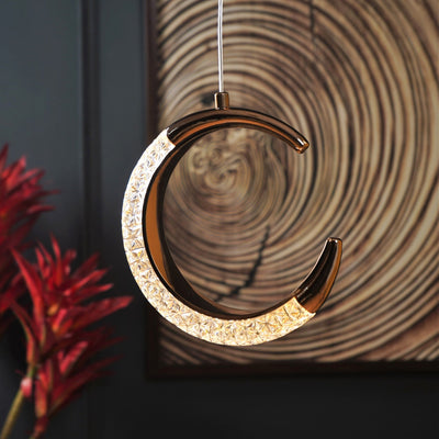 Lunar Crystal Hanging Lamp - The Artment