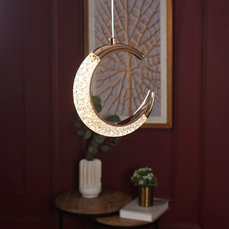 Lunar Crystal Hanging Lamp - The Artment