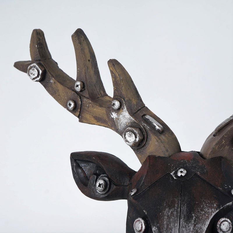 Mechanical Majesty Deer Head Statue - The Artment