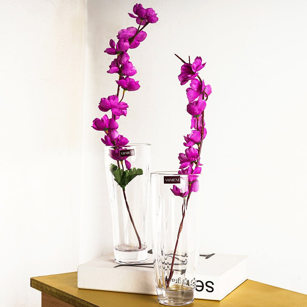 Minimal See - Through Flower Vase - The Artment