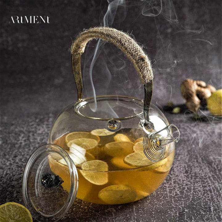 Minimalist Sublime Glass Teapot - The Artment