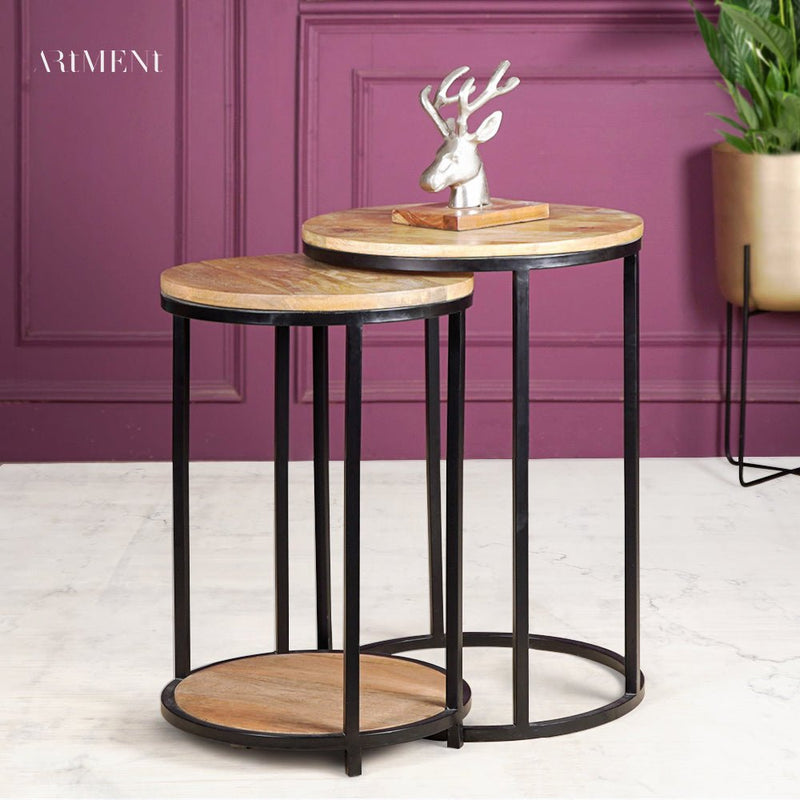 Minimalist Wooden Nesting Table - The Artment