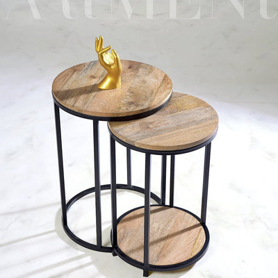 Minimalist Wooden Nesting Table - The Artment