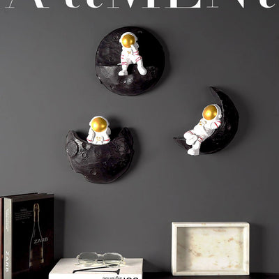 Modern Art Astronaut Landing On Moon Wall Decor - The Artment