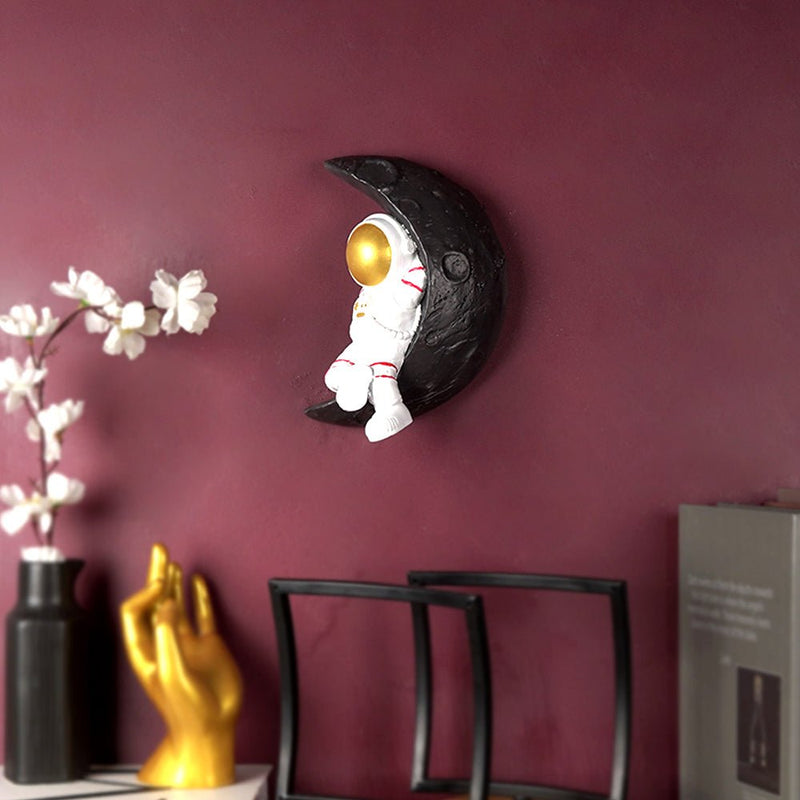 Modern Art Astronaut Landing On Moon Wall Decor - The Artment