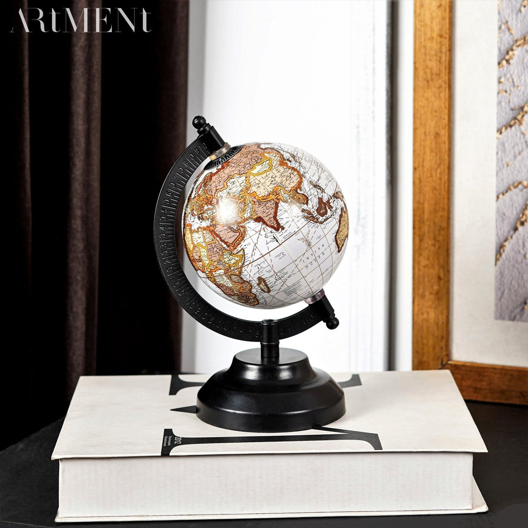 Modern Art Ethereal White Globe - The Artment