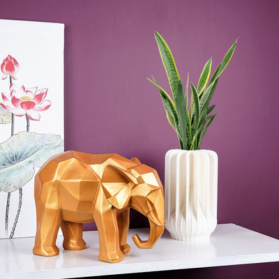 Modern Art Geometric Elephant Accent - The Artment