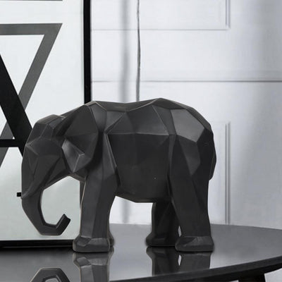 Modern Art Geometric Elephant Accent - The Artment