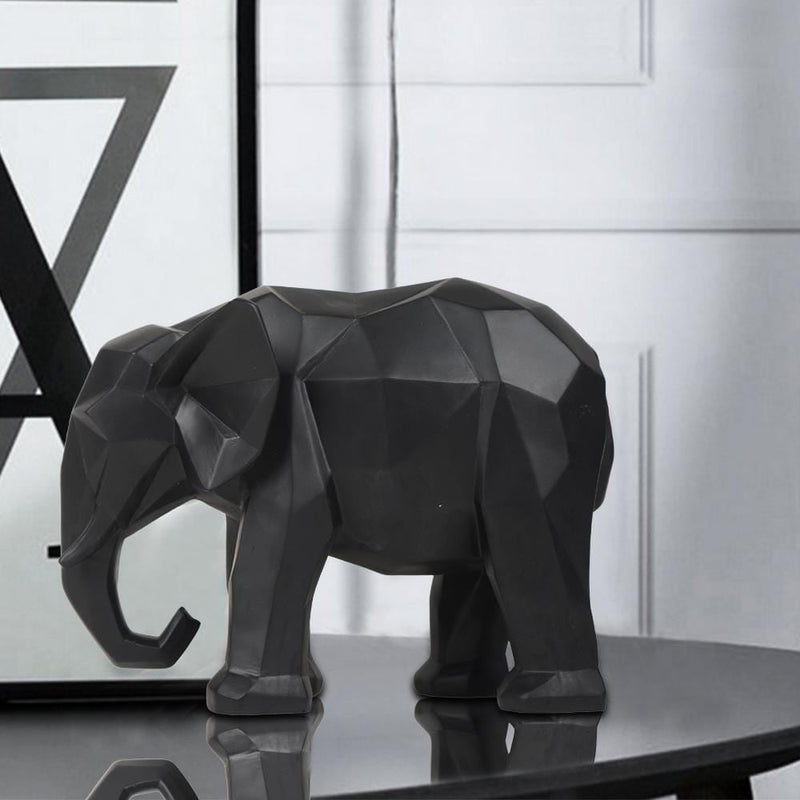 Modern Art Geometric Elephant Accent - The Artment