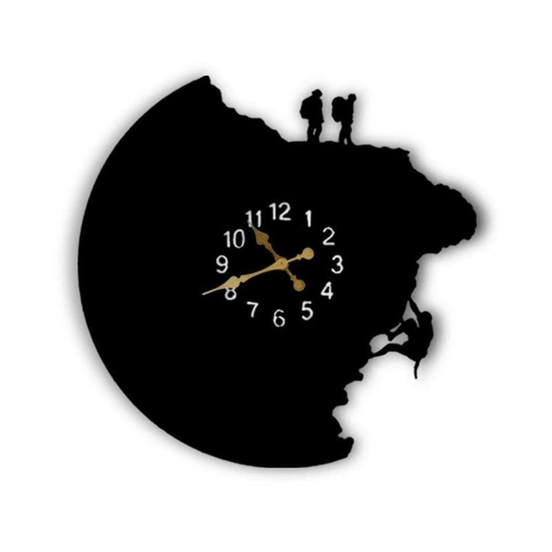 Modern Art Mountain Climbers Wall Clock - The Artment