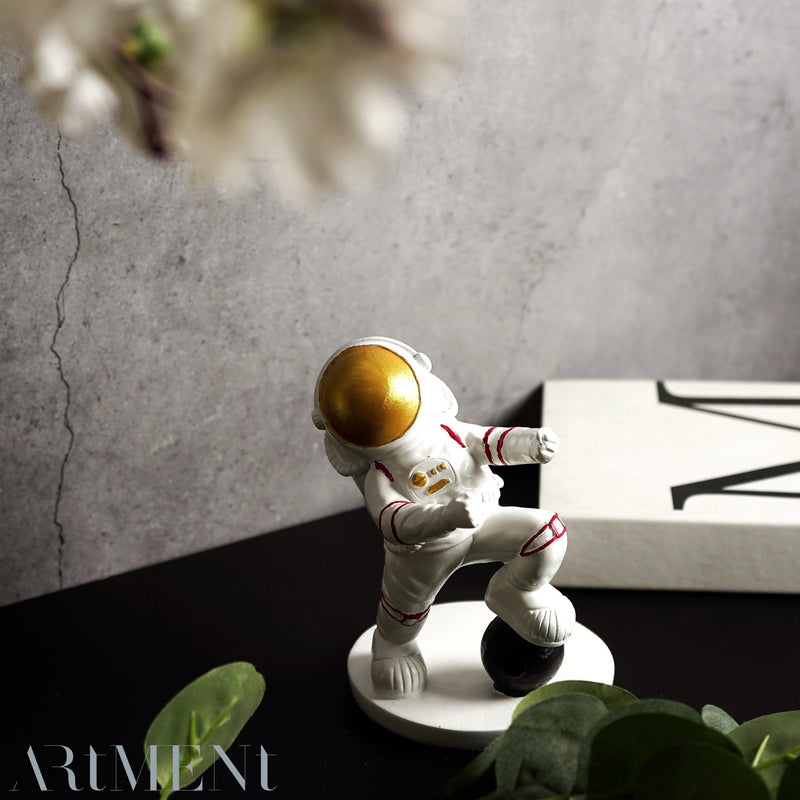 Modern Art Playful Astronaut Wine Bottle Holder - The Artment