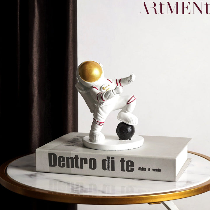 Modern Art Playful Astronaut Wine Bottle Holder - The Artment