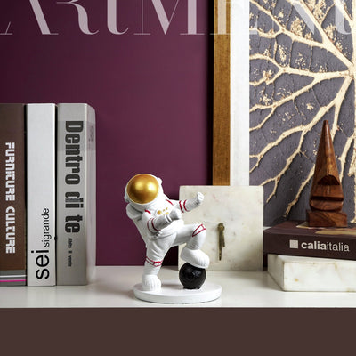 Modern Art Playful Astronaut Wine Bottle Holder - The Artment