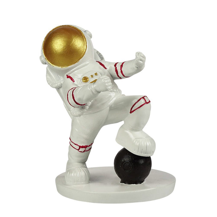 Modern Art Playful Astronaut Wine Bottle Holder - The Artment