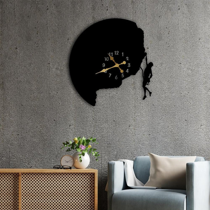 Modern Art Rock Climber Wall Clock - The Artment