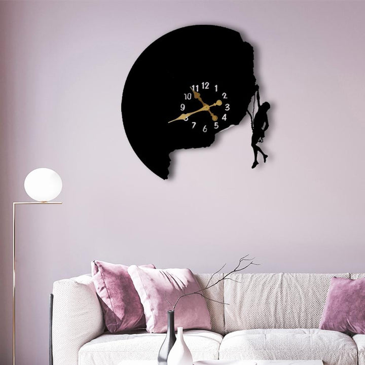 Modern Art Rock Climber Wall Clock - The Artment