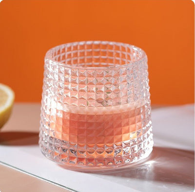 Modern Art Sparkling Spinny Drinking Glasses - The Artment