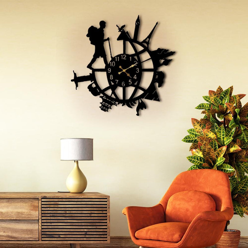 Modern Art Wanderlust Wall Clock - The Artment