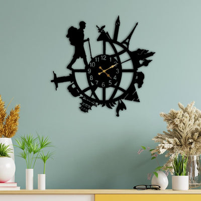 Modern Art Wanderlust Wall Clock - The Artment