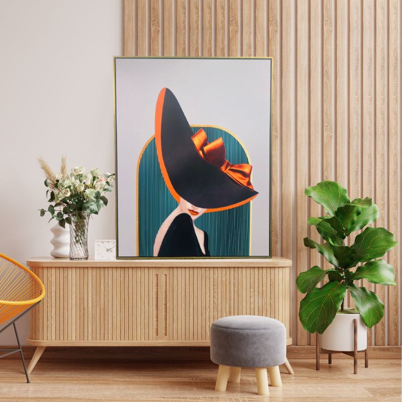 MODERN RETRO WALL PAINTING - The Artment