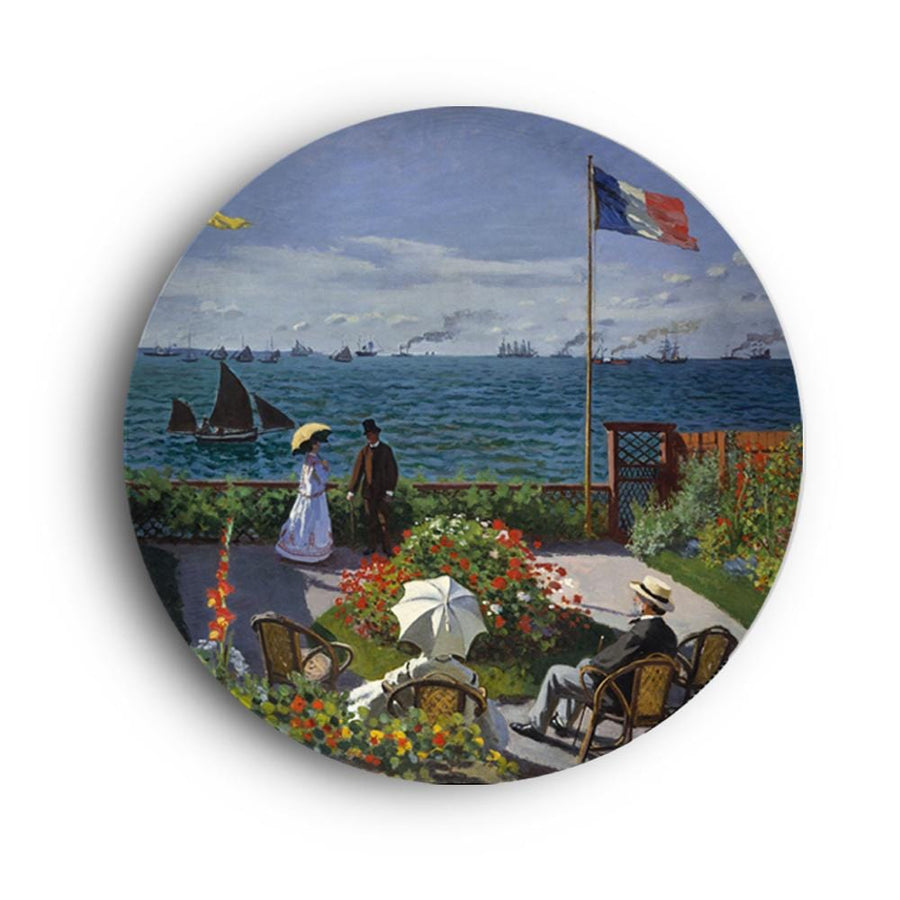 Monet's Visit to Sainte - Adresse Canvas (Matte Finish) - The Artment