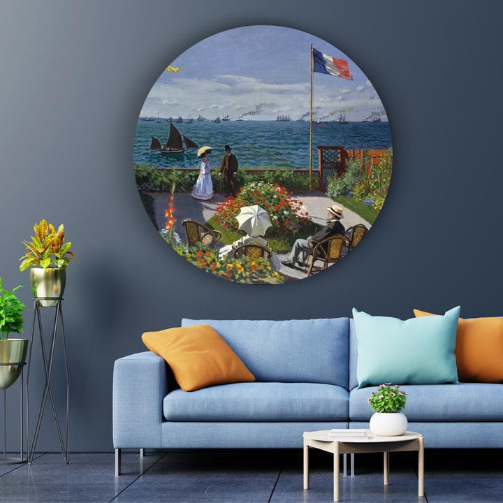 Monet's Visit to Sainte - Adresse Canvas (Matte Finish) - The Artment