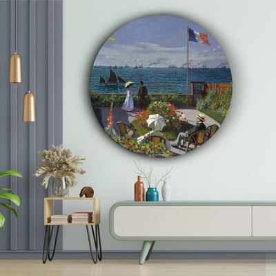 Monet's Visit to Sainte - Adresse Canvas (Matte Finish) - The Artment