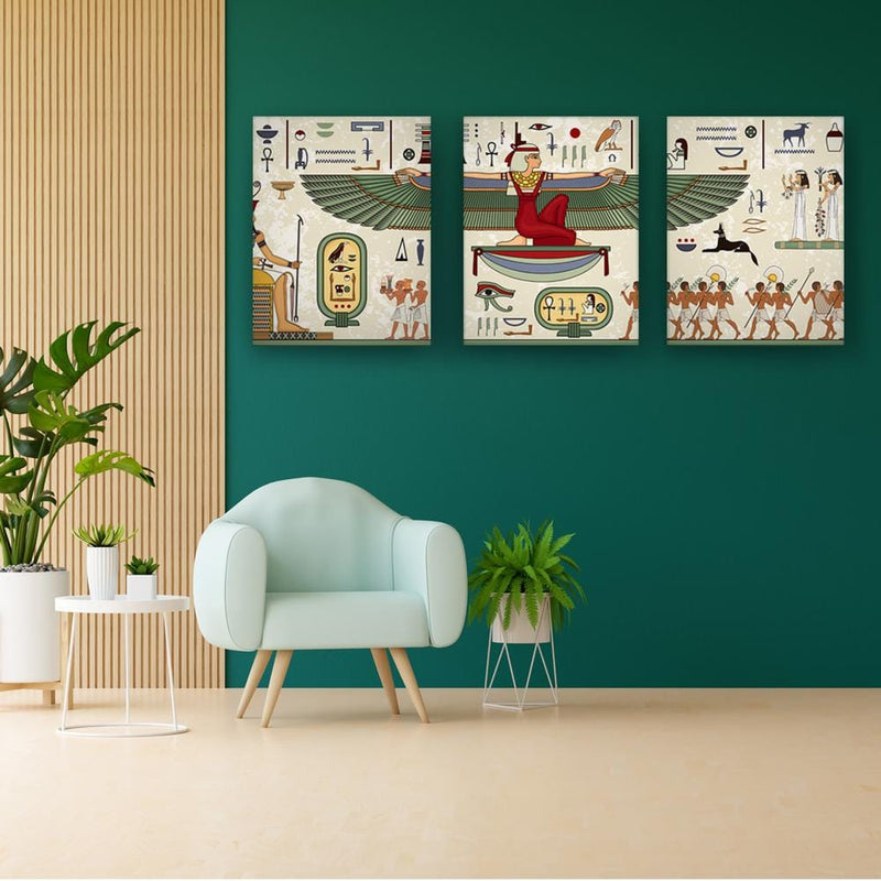 Murals of Thebes Canvas (Matte Finish) - The Artment