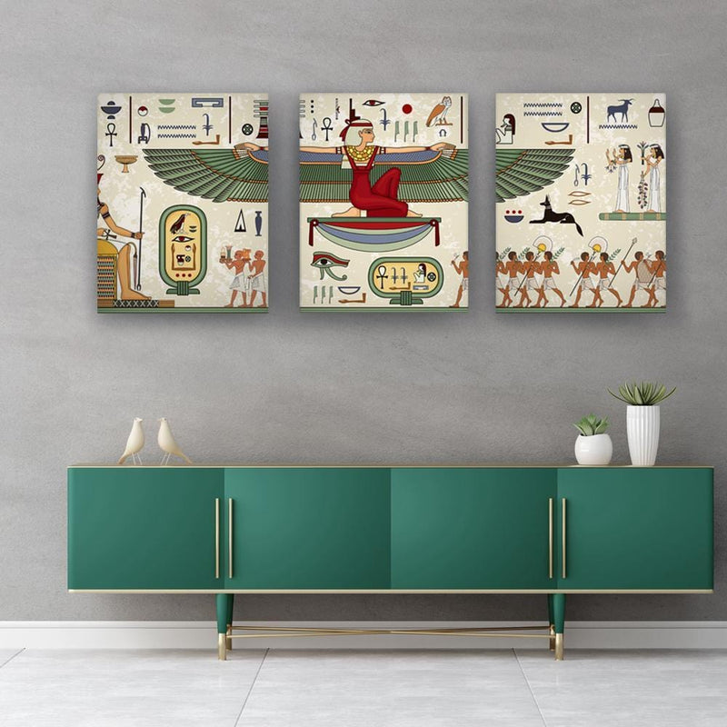 Murals of Thebes Canvas (Matte Finish) - The Artment