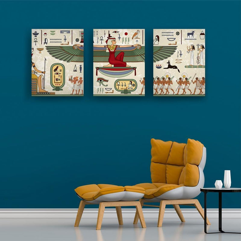 Murals of Thebes Canvas (Matte Finish) - The Artment