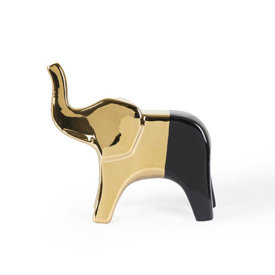 Nordic Elegance Gold Elephant Sculpture - The Artment