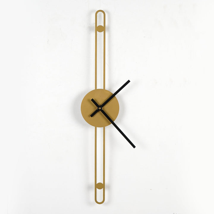 Nordic Minimalist Gold Needle Wall Clock - The Artment