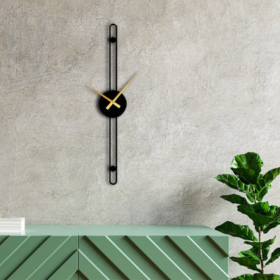 Nordic Minimalist Gold Needle Wall Clock - The Artment