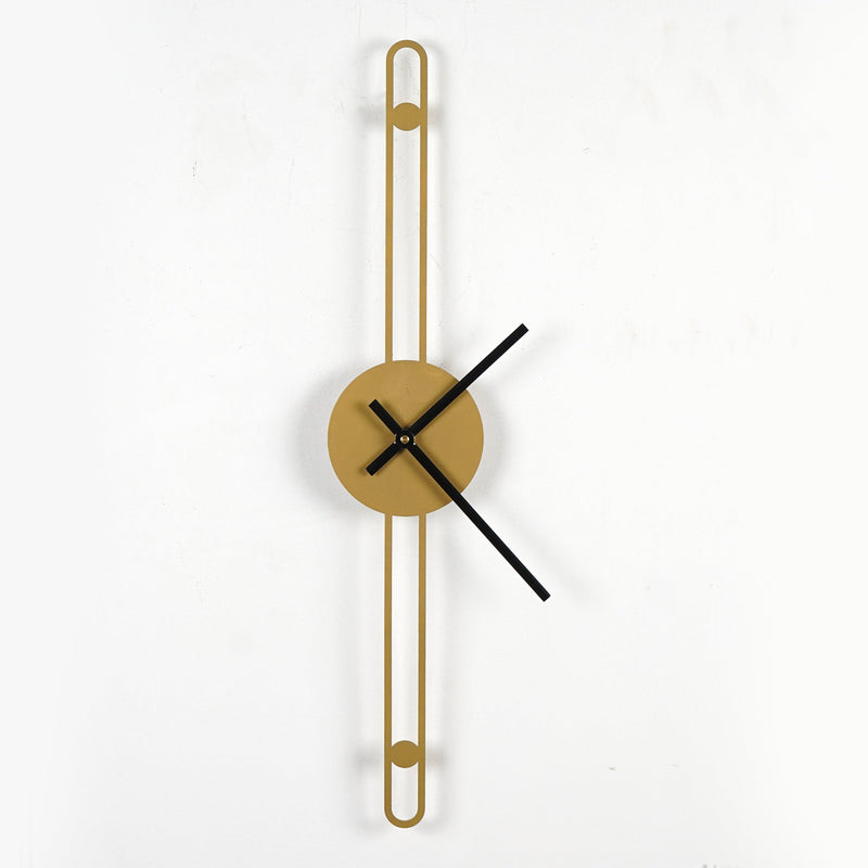 ⁠Nordic Minimalist Gold Needle Wall Clock Gift Box - The Artment